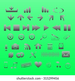 Internet icons collection.