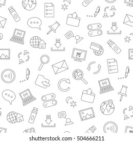 Internet icons handmade style