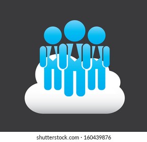 internet icons over blue background vector illustration