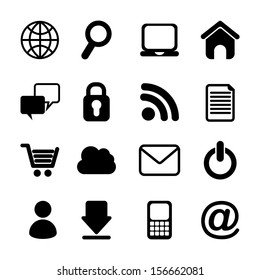 internet icons over white background vector illustration