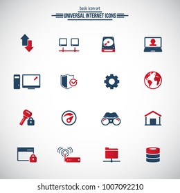  Internet icons set