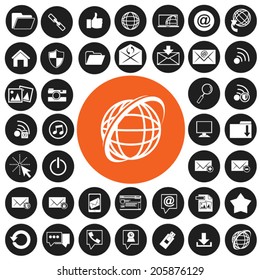 Internet icons set