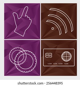 Internet icons set