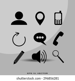 Internet icons set