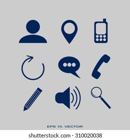Internet icons set