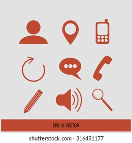 Internet icons set