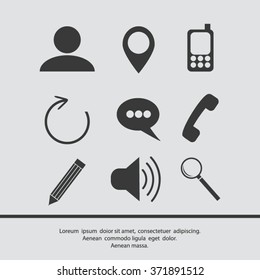 Internet icons set