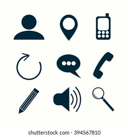 Internet icons set