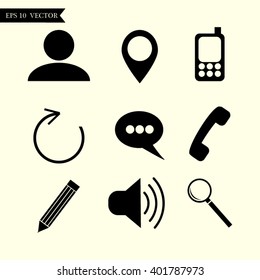 Internet icons set