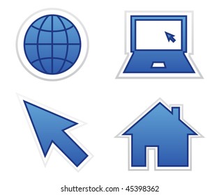 internet icons set