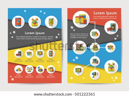Internet icons set with long shadow,eps10