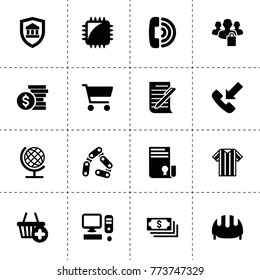 Internet icons. vector collection filled internet icons. includes symbols such as sertificate, money, chain, chip tuning, call, paper. use for web, mobile and ui design.