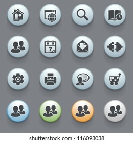 Internet icons for web site, set 1.