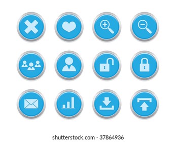 internet icons for website, blog or presentation