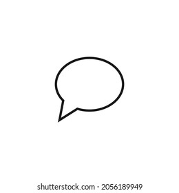 Internet y el concepto de interfaz. Ilustración moderna de gran calidad para banners, volantes y sitios web. Actrazo editable en estilo plano de moda. Icono de línea de la burbuja de voz 
