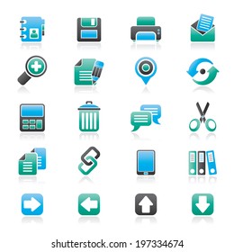 internet Interface Icons -  vector icon set