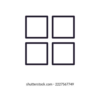 Internet y símbolos de interfaz en estilo de línea. Firma vectorial para aplicaciones, sitios web, interfaz de usuario. Perfecto para sitios web, aplicaciones, tiendas, tiendas. Icono de línea del vector del menú 