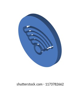 Internet isometric left top view 3D icon
