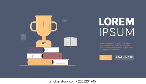 Internet learning online education student and knowledge tutorials concept flat vector illustration.