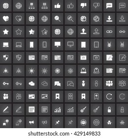 internet line and full icons set, outline and solid vector symbol collection, linear pictogram pack isolated on white for web and mobile, pixel perfect logo illustration
