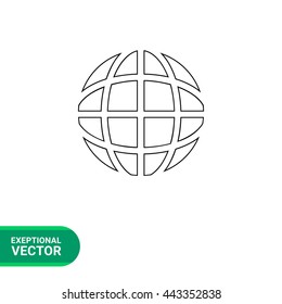 Internet line icon