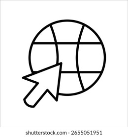 Internet Line Icons. Simple Line Vector Illustration