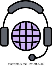 Internet Line Vector Icon Design