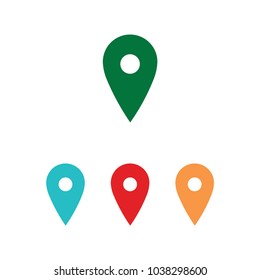 Internet ,Location icon. Maps pin. Location pin. Pin icon vector. Location map icon,navigator,marker vector. Best modern flat pictogram illustration sign for web and mobile apps design
