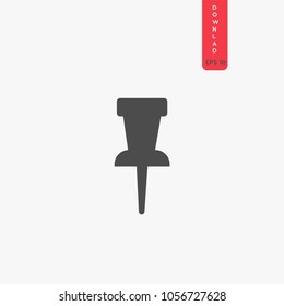 Internet ,Location icon. Maps pin. Location pin. Pin icon vector. Location map icon,navigator,marker vector. Best modern flat pictogram illustration sign for web and mobile apps design
