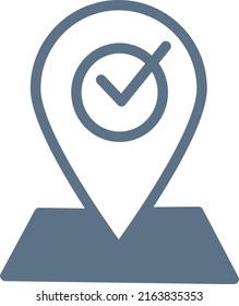 Internet location, illustration, vector on a white background.