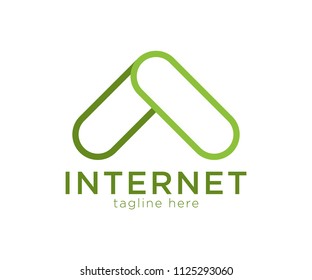 Internet Logo Design Template