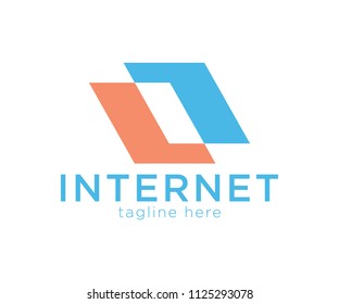 Internet Logo Design Template