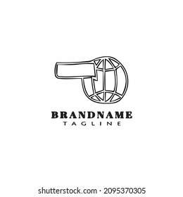 internet logo icon design template modern vector cute