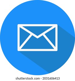 Correo de Internet, ilustración, vector, sobre fondo blanco.