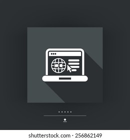 Internet map icon