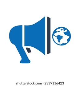 Internet Marketing Flat Blue Icon Isolate On White Background Vector Illustration | Seo Icons