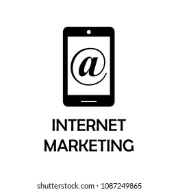 internet marketing icon. Element of marketing for mobile concept and web apps. Detailed internet marketing icon can be used for web and mobile. Premium iconmarketing on white background
