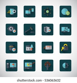 Internet marketing icon set
