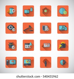 Internet marketing icon set