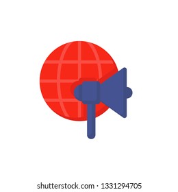 internet marketing icon vector flat style