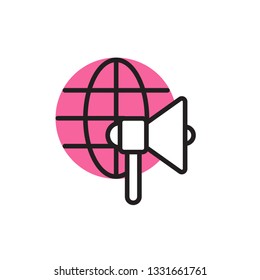internet marketing icon vectorwith modern style