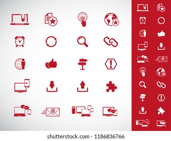 Internet Marketing Icons Set 