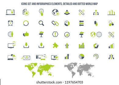 Internet Marketing Icons Set 