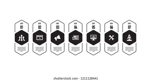 INTERNET MARKETING INFOGRAPHIC CONCEPT