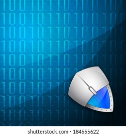 internet matrix mouse background vector