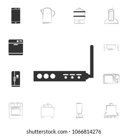 internet modem icon. Detailed set of household items icons. Premium quality graphic design. One of the collection icons for websites, web design, mobile app on white background