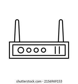 Internet Modem Vector icon which is suitable for commercial work and easily modify or edit it

