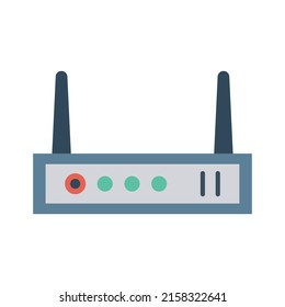 Internet Modem Vector icon which is suitable for commercial work and easily modify or edit it

