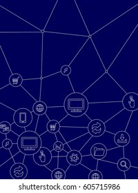 Internet network. IT