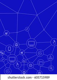 Internet network. IT